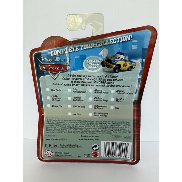 NIB Disney Cars Final Lap Collection #152 Jonathan Wrenchworths 1:55 Die Cast - Picture 3 of 5